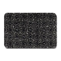 Dark Grunge Geometric Print Pattern Plate Mats