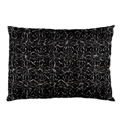 Dark Grunge Geometric Print Pattern Pillow Case by dflcprintsclothing