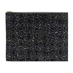 Dark Grunge Geometric Print Pattern Cosmetic Bag (XL)