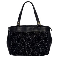 Dark Grunge Geometric Print Pattern Oversize Office Handbag