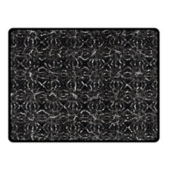 Dark Grunge Geometric Print Pattern Fleece Blanket (Small)