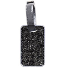 Dark Grunge Geometric Print Pattern Luggage Tag (two Sides) by dflcprintsclothing