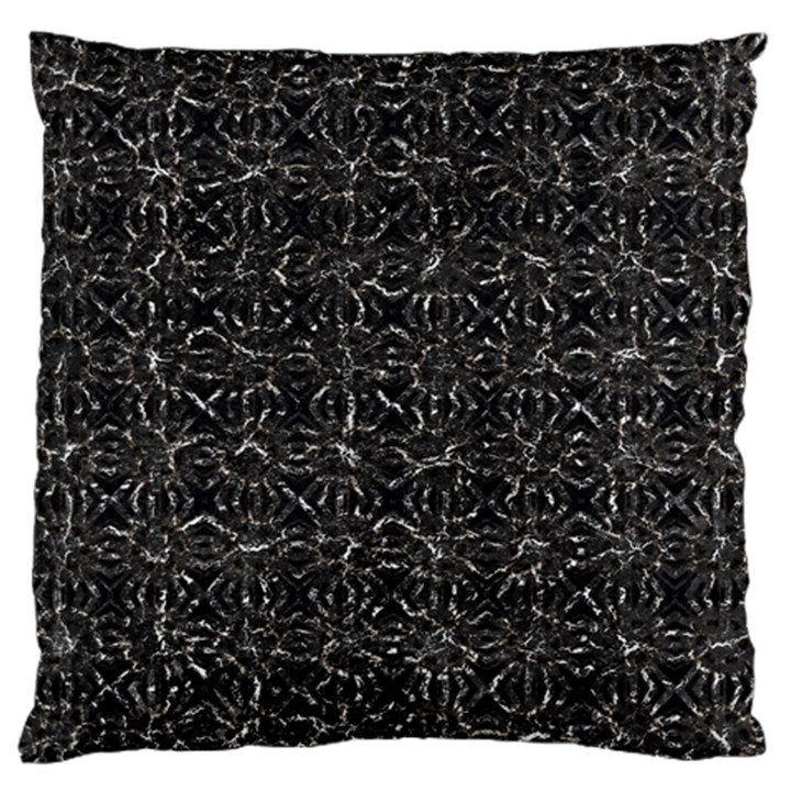 Dark Grunge Geometric Print Pattern Standard Flano Cushion Case (One Side)