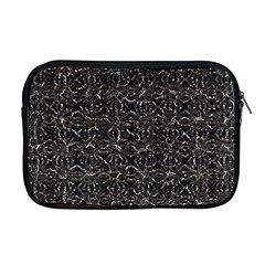 Dark Grunge Geometric Print Pattern Apple MacBook Pro 17  Zipper Case