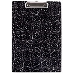 Dark Grunge Geometric Print Pattern A4 Clipboard