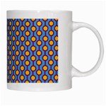 Yellow Circles On A Purple Background White Mugs Right