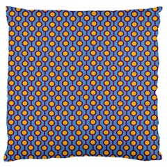 Yellow Circles On A Purple Background Standard Flano Cushion Case (one Side) by SychEva