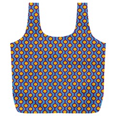 Yellow Circles On A Purple Background Full Print Recycle Bag (xxxl) by SychEva