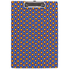 Yellow Circles On A Purple Background A4 Clipboard by SychEva