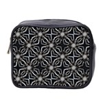 Futuristic Industrial Print Pattern Mini Toiletries Bag (Two Sides) Front