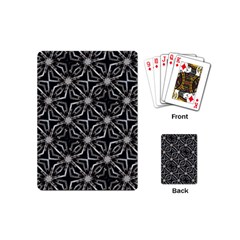 Futuristic Industrial Print Pattern Playing Cards Single Design (mini)