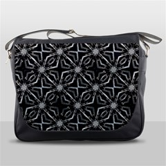 Futuristic Industrial Print Pattern Messenger Bag by dflcprintsclothing