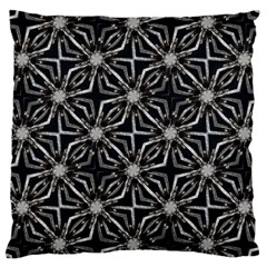 Futuristic Industrial Print Pattern Large Cushion Case (two Sides)