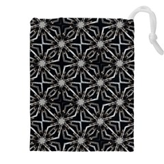 Futuristic Industrial Print Pattern Drawstring Pouch (4xl)