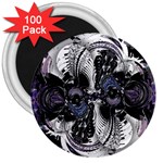 Twin Migraines 3  Magnets (100 pack) Front