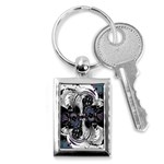 Twin Migraines Key Chain (Rectangle) Front