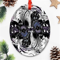 Twin Migraines Ornament (Oval Filigree)