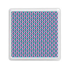 Blue Circles On Purple Background Geometric Ornament Memory Card Reader (square) by SychEva