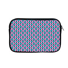 Blue Circles On Purple Background Geometric Ornament Apple Macbook Pro 13  Zipper Case by SychEva