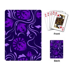 Folk Flowers Pattern Floral Surface Design Seamless Pattern Playing Cards Single Design (rectangle) by Eskimos