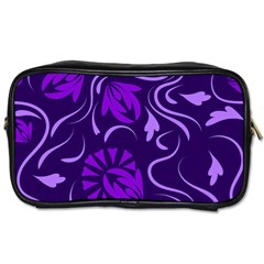 Folk Flowers Pattern Floral Surface Design Seamless Pattern Toiletries Bag (two Sides) by Eskimos