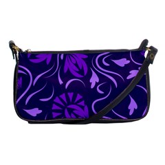 Folk Flowers Pattern Floral Surface Design Seamless Pattern Shoulder Clutch Bag by Eskimos