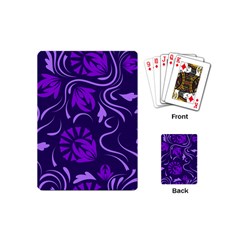 Folk Flowers Pattern Floral Surface Design Seamless Pattern Playing Cards Single Design (mini) by Eskimos