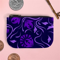 Folk Flowers Pattern Floral Surface Design Seamless Pattern Mini Coin Purse by Eskimos