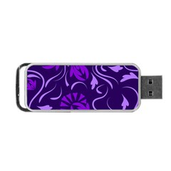 Folk Flowers Pattern Floral Surface Design Seamless Pattern Portable Usb Flash (two Sides) by Eskimos