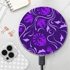 Folk Flowers Pattern Floral Surface Design Seamless Pattern Wireless Charger by Eskimos