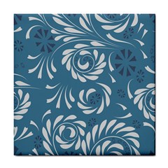 Folk flowers pattern Floral surface design Seamless pattern Tile Coaster