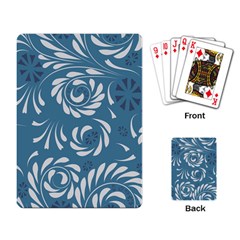 Folk Flowers Pattern Floral Surface Design Seamless Pattern Playing Cards Single Design (rectangle) by Eskimos