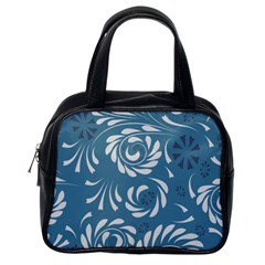 Folk Flowers Pattern Floral Surface Design Seamless Pattern Classic Handbag (one Side) by Eskimos