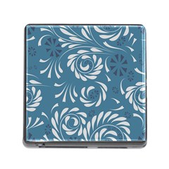 Folk flowers pattern Floral surface design Seamless pattern Memory Card Reader (Square 5 Slot)