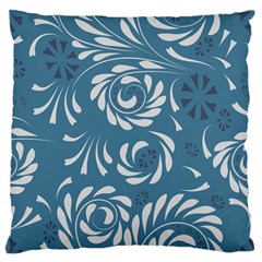 Folk flowers pattern Floral surface design Seamless pattern Standard Flano Cushion Case (One Side)