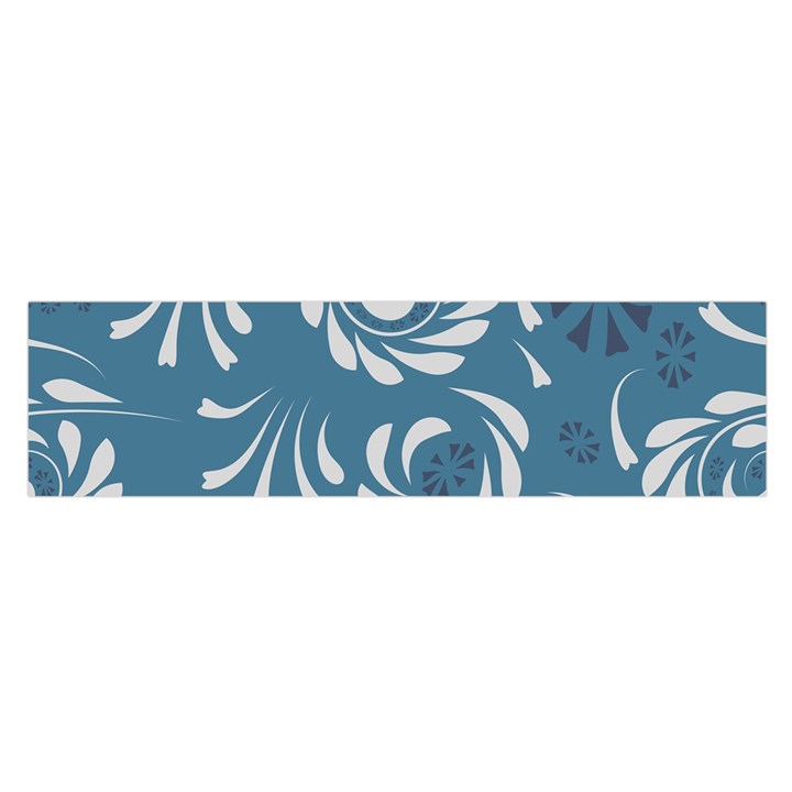 Folk flowers pattern Floral surface design Seamless pattern Satin Scarf (Oblong)