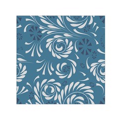 Folk Flowers Pattern Floral Surface Design Seamless Pattern Small Satin Scarf (square) by Eskimos