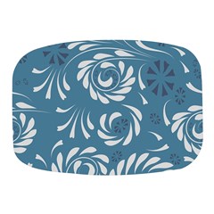 Folk Flowers Pattern Floral Surface Design Seamless Pattern Mini Square Pill Box by Eskimos