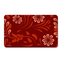 Folk Flowers Pattern Floral Surface Design Seamless Pattern Magnet (rectangular) by Eskimos