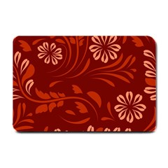 Folk Flowers Pattern Floral Surface Design Seamless Pattern Small Doormat  by Eskimos