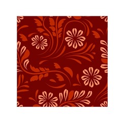 Folk Flowers Pattern Floral Surface Design Seamless Pattern Small Satin Scarf (square) by Eskimos