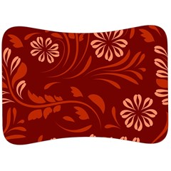 Folk Flowers Pattern Floral Surface Design Seamless Pattern Velour Seat Head Rest Cushion by Eskimos