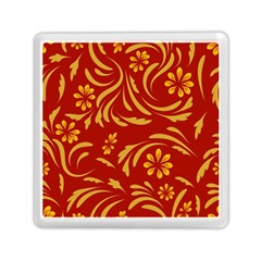 Folk Flowers Pattern Floral Surface Design Seamless Pattern Memory Card Reader (square) by Eskimos