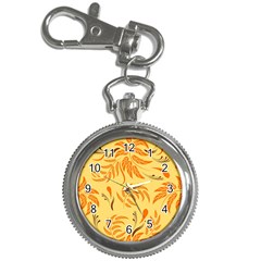 Folk Flowers Pattern Floral Surface Design Seamless Pattern Key Chain Watches by Eskimos