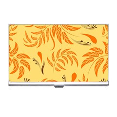 Folk Flowers Pattern Floral Surface Design Seamless Pattern Business Card Holder by Eskimos