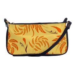 Folk Flowers Pattern Floral Surface Design Seamless Pattern Shoulder Clutch Bag by Eskimos