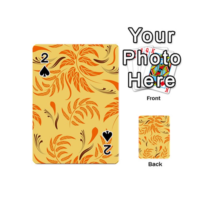 Folk flowers pattern Floral surface design Seamless pattern Playing Cards 54 Designs (Mini)