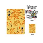 Folk flowers pattern Floral surface design Seamless pattern Playing Cards 54 Designs (Mini) Front - Spade7