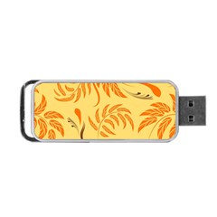 Folk Flowers Pattern Floral Surface Design Seamless Pattern Portable Usb Flash (two Sides) by Eskimos