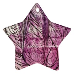 Burgundy Edit Ornament (Star)